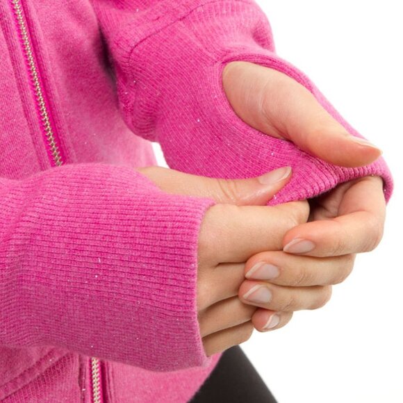 SZ 6 Lululemon Cuddle Up Jacket in Paris Pink *Sparkle* - Picture 10 of 10